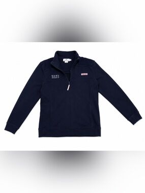 Vineyard Vines Navy Quarter Zip Pullover Sweatshirt – Women’s Medium